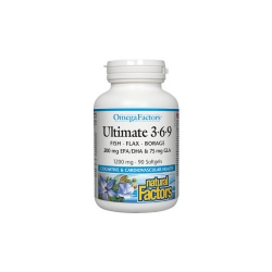 Ultimate 3-6-9 – 1200 mg - pentru piele, imunitate, inflamatii, functie cerebrala, circulatie sanguina